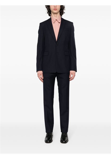 Navy blue single-breasted suit - men DRIES VAN NOTEN | 2410203008218509